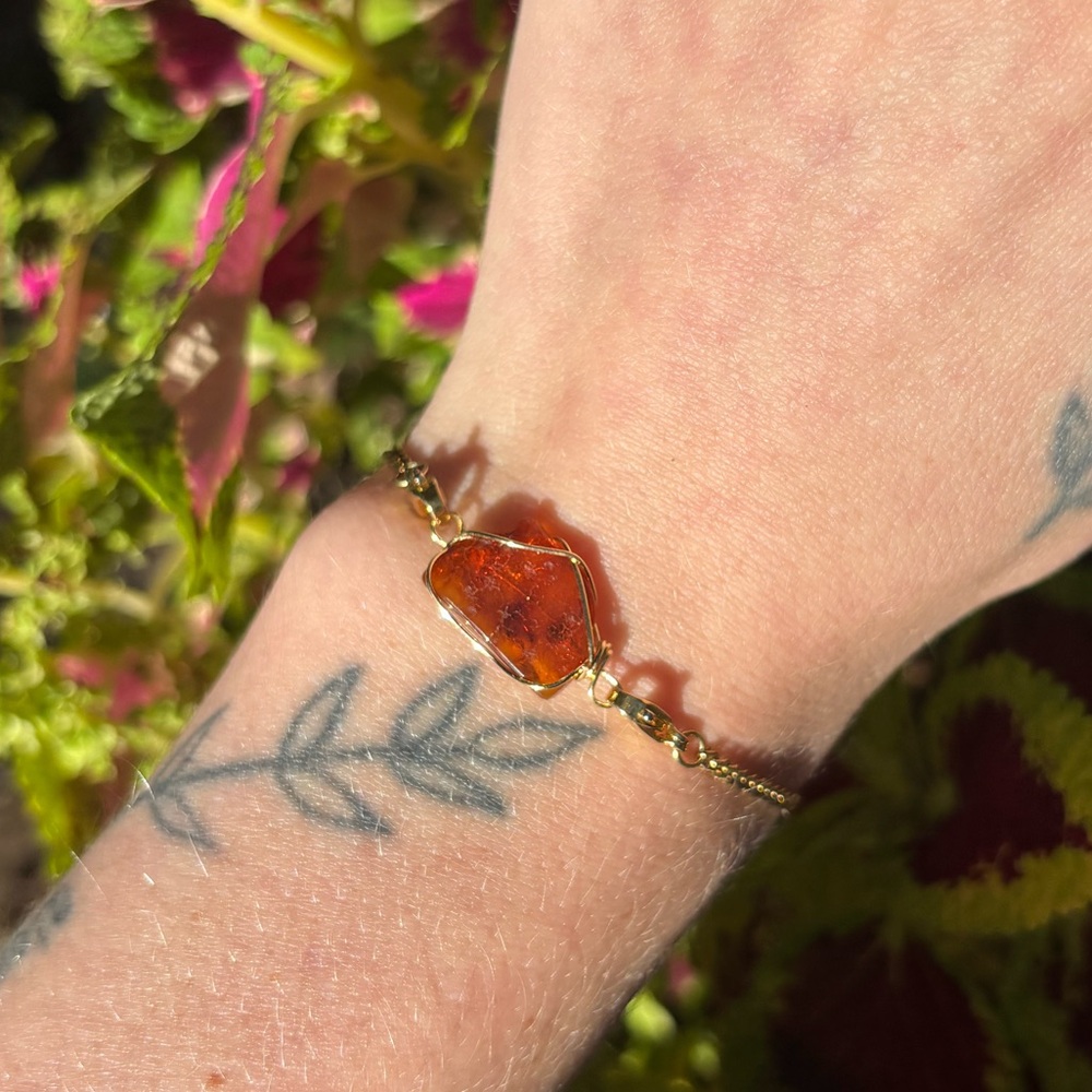 Amber interchangeable bracelet